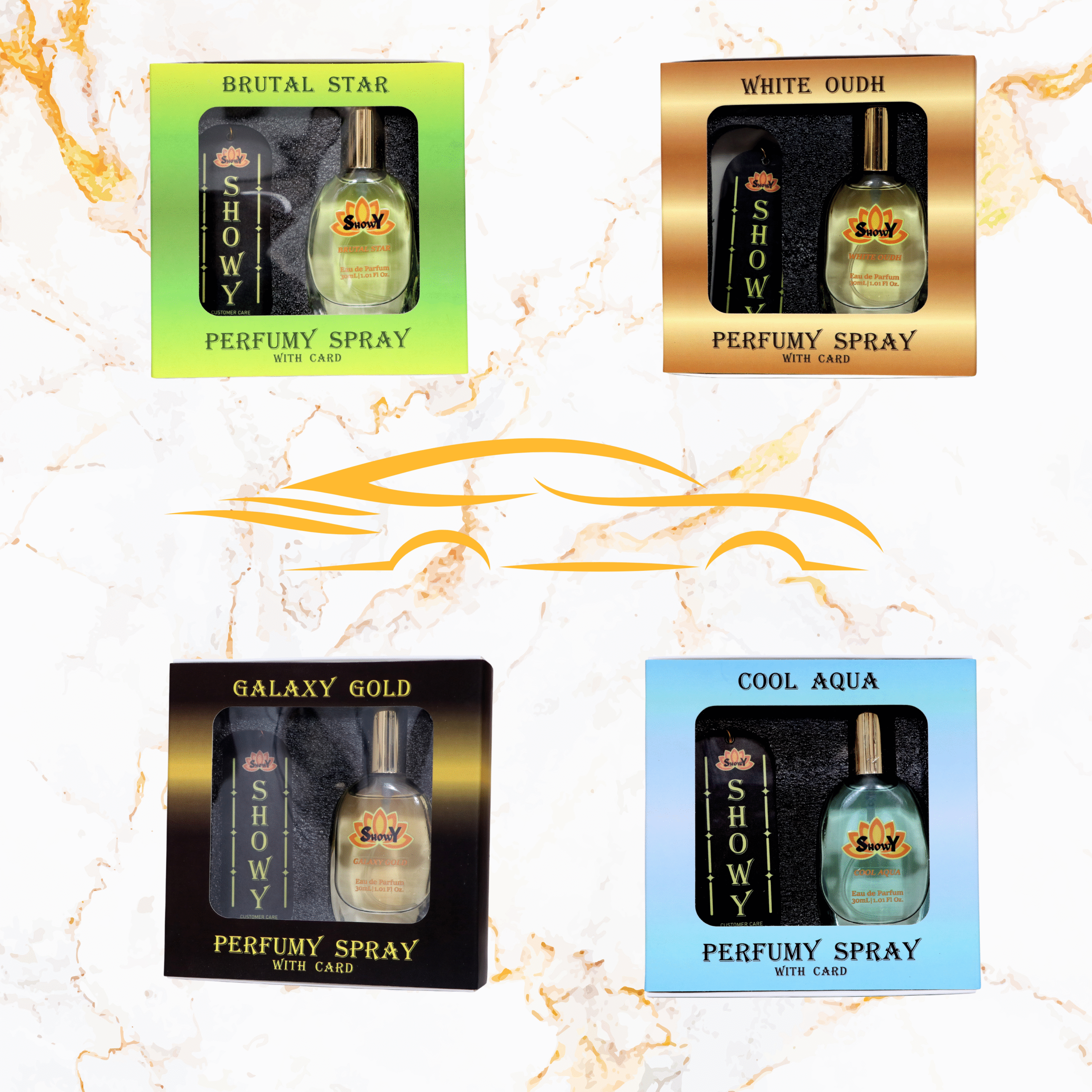 Perfumy Spray with Card